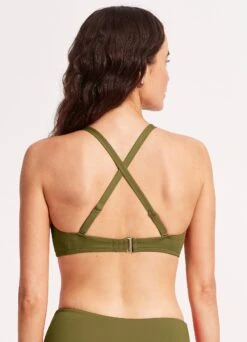 Seafolly Collective DD Scoop Neck Halter Top - Avocado 10 Seafolly Collective DD Scoop Neck Halter Top - Avocado -Bikini Sales Store 31368DD942 Avocado 4