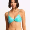Sea Skin Ring Front Bralette Bikini Top - Vivid Green 2 Sea Skin Ring Front Bralette Bikini Top - Vivid Green -Bikini Sales Store 31369 064 VividGreen 3