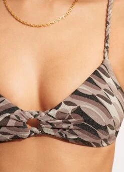 Poolside Ring Front Bralette - Sepia -Bikini Sales Store 31369 954 Sepia 6