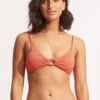 Poolside Ring Front Bralette - Pink Chintz 1 Poolside Ring Front Bralette - Pink Chintz -Bikini Sales Store 31369 959 PinkChintz 1