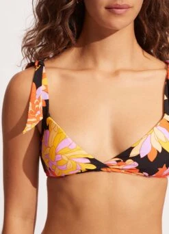 Palm Springs Wrap Front Bralette - Black 11 Palm Springs Wrap Front Bralette - Black -Bikini Sales Store 31374 703 Black 7