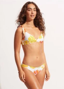 Palm Springs Wrap Front Bralette - Lime Light -Bikini Sales Store 31374 703 Limelight 5