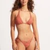 Marrakesh Longline Slide Tri - Cinnamon 2 Marrakesh Longline Slide Tri - Cinnamon -Bikini Sales Store 31377 911 Cinnamon 3