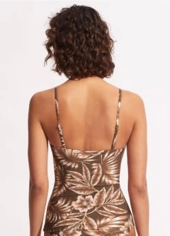 Island In The Sun Wrap Front Tankini Top - Tiramisu 10 Island In The Sun Wrap Front Tankini Top - Tiramisu -Bikini Sales Store 31381 946 Tiramisu 4