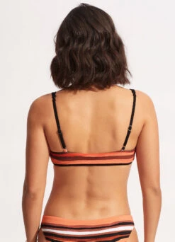 Sun Stripe Reversible Bralette - Black -Bikini Sales Store 31389 947 Black 6