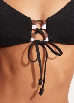 Sun Stripe Reversible Bralette - Black -Bikini Sales Store 31389 947 Black 7