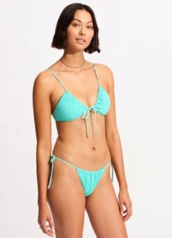 Sea Dive Drawstring Neck Bralette -Bikini Sales Store 31393 861 Aruba 20Blue 5