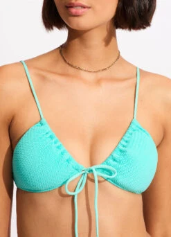 Sea Dive Drawstring Neck Bralette -Bikini Sales Store 31393 861 Aruba 20Blue 7