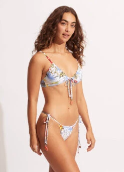 Coast To Coast Drawstring Bralette - Powder Blue 9 Coast To Coast Drawstring Bralette - Powder Blue -Bikini Sales Store 31393 913 PowderBlue 5