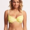 Amalfi Check DD Underwire Bra - Lime Light -Bikini Sales Store 31398DD951 Limelight 1