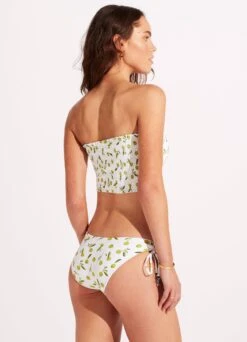 Summer Crush Shirred Long Line Bandeau - Soft Olive 11 Summer Crush Shirred Long Line Bandeau - Soft Olive -Bikini Sales Store 31399 035 SoftOlive 6