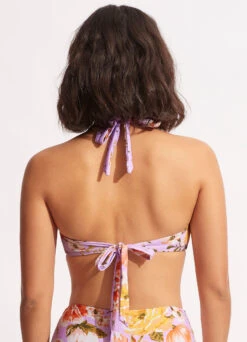 Paradise Garden Tab Front Halter Bra - Lilac -Bikini Sales Store 31400 960 Lilac 5