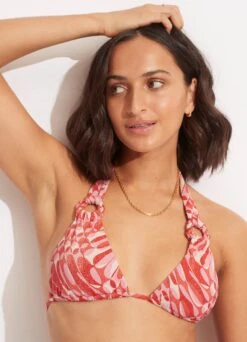 Poolside Slide Tri - Pink Chintz -Bikini Sales Store 31401 954 PinkChintz 3