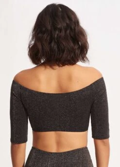 Poolside Twist Ring Crop Top - Sepia 12 Poolside Twist Ring Crop Top - Sepia -Bikini Sales Store 31402 959 Sepia 5