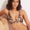 Island In The Sun Longline Tri - Tiramisu -Bikini Sales Store 31404 946 Tiramisu 1