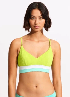 Slice Of Splice Bralette - Lime Burst 9 Slice Of Splice Bralette - Lime Burst -Bikini Sales Store 31406 990 LimeBurst 4