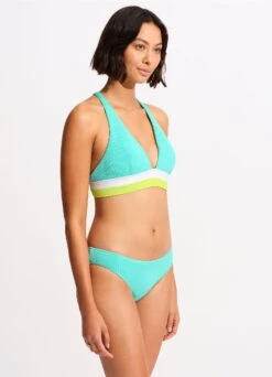 Slice Of Splice Triangle Bikini Top - Lime Burst -Bikini Sales Store 31407 990 Lime 20Burst 5