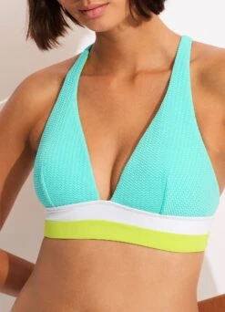 Slice Of Splice Triangle Bikini Top - Lime Burst -Bikini Sales Store 31407 990 Lime 20Burst 7