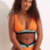 Slice Of Splice Triangle Bikini Top - Tango -Bikini Sales Store 31407 990 Tango 1