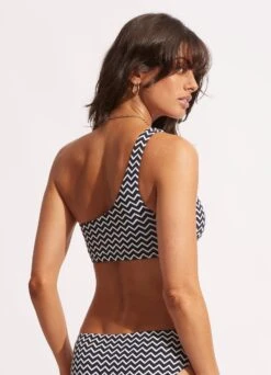 Sienna One Shoulder Top - True Navy -Bikini Sales Store 31408 976 True 20Navy 4
