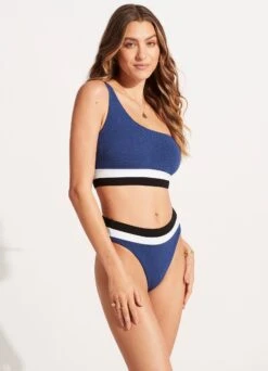 Slice Of Splice One Shoulder Top - Ultramarine -Bikini Sales Store 31408 990 Ultramarin 5