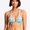 Under The Sea Reversible Slide Triangle Bikini Top - Blue Mist 2 Under The Sea Reversible Slide Triangle Bikini Top - Blue Mist -Bikini Sales Store 31412 061 Blue 20Mist 3