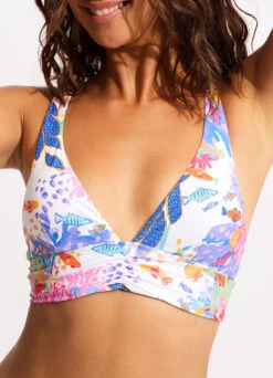 Under The Sea Triangle Bikini Top - White -Bikini Sales Store 31414 061 White 7