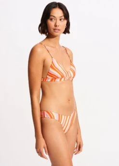 Mod Squad FixedTri Bra - Mandarin -Bikini Sales Store 31415 050 Mandarin 5