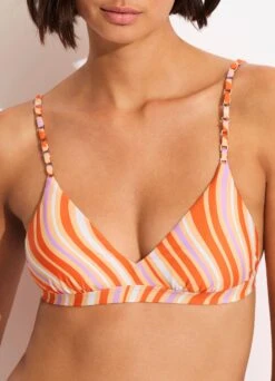 Mod Squad FixedTri Bra - Mandarin -Bikini Sales Store 31415 050 Mandarin 7