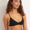 Second Wave Fixed Tri Bra - Black -Bikini Sales Store 31415 968 Black 1