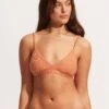 Second Wave Fixed Tri Bra - Copper Tan 1 Second Wave Fixed Tri Bra - Copper Tan -Bikini Sales Store 31415 968 Copper 20Tan 1