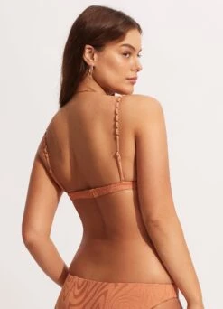 Second Wave Fixed Tri Bra - Copper Tan 11 Second Wave Fixed Tri Bra - Copper Tan -Bikini Sales Store 31415 968 Copper 20Tan 4