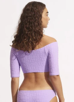 Capri Off Shoulder Crop Top - Wild Rose 12 Capri Off Shoulder Crop Top - Wild Rose -Bikini Sales Store 31421 987 WildRose 5