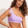 Capri One Shoulder Top - Wild Rose -Bikini Sales Store 31422 987 WildRose 1