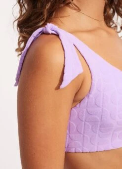 Capri One Shoulder Top - Wild Rose -Bikini Sales Store 31422 987 WildRose 5