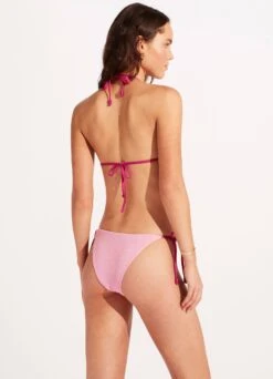 Slice Of Splice Triangle Bikini Top - Parfait Pink -Bikini Sales Store 31424 990 ParfaitPnk 6