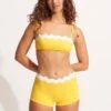 Gia Ric Rac Bustier Bandeau- Citron -Bikini Sales Store 31436 717 Citron 3