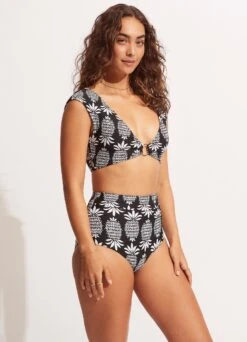 Corsica Cap Sleeve Tank - Black 9 Corsica Cap Sleeve Tank - Black -Bikini Sales Store 31439 810 Black 5