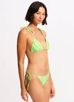 Mod Squad Reversible Slide Tri - Lime Burst 10 Mod Squad Reversible Slide Tri - Lime Burst -Bikini Sales Store 31457 050 Lime 20Burst 5