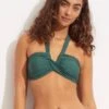 Seafolly Collective Halter Bandeau - Evergreen -Bikini Sales Store 33816 942 Evergreen 1