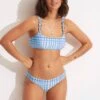 Amalfi Check Hipster - Amalfi Blue -Bikini Sales Store 40054 951 AmalfiBlue 1