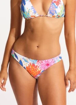 Under The Sea Reversible Hipster Bikini Bottom - White -Bikini Sales Store 40426 061 White 3