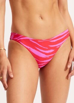 Skin Deep Hipster Pant - Mandarin Red -Bikini Sales Store 40473 940 MandarinRe 3