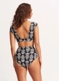 Corsica High Waisted Pant - Black -Bikini Sales Store 40558 810 Black 6