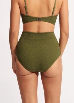 Willow High Waisted Pant - Avocado -Bikini Sales Store 40558 924 Avocado 5