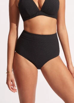 Willow High Waisted Pant - Black 10 Willow High Waisted Pant - Black -Bikini Sales Store 40558 924 Black 3