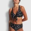 Soft Spot Wide Side Retro - Black -Bikini Sales Store 40586 896 Black 1