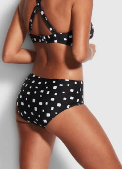 Soft Spot Wide Side Retro - Black -Bikini Sales Store 40586 896 Black 4