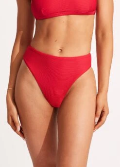 Essentials High Rise Pant - Chilli 10 Essentials High Rise Pant - Chilli -Bikini Sales Store 40609 640 Chilli 3