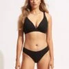 Second Wave Retro Pant - Black 2 Second Wave Retro Pant - Black -Bikini Sales Store 40633 968 Black 1